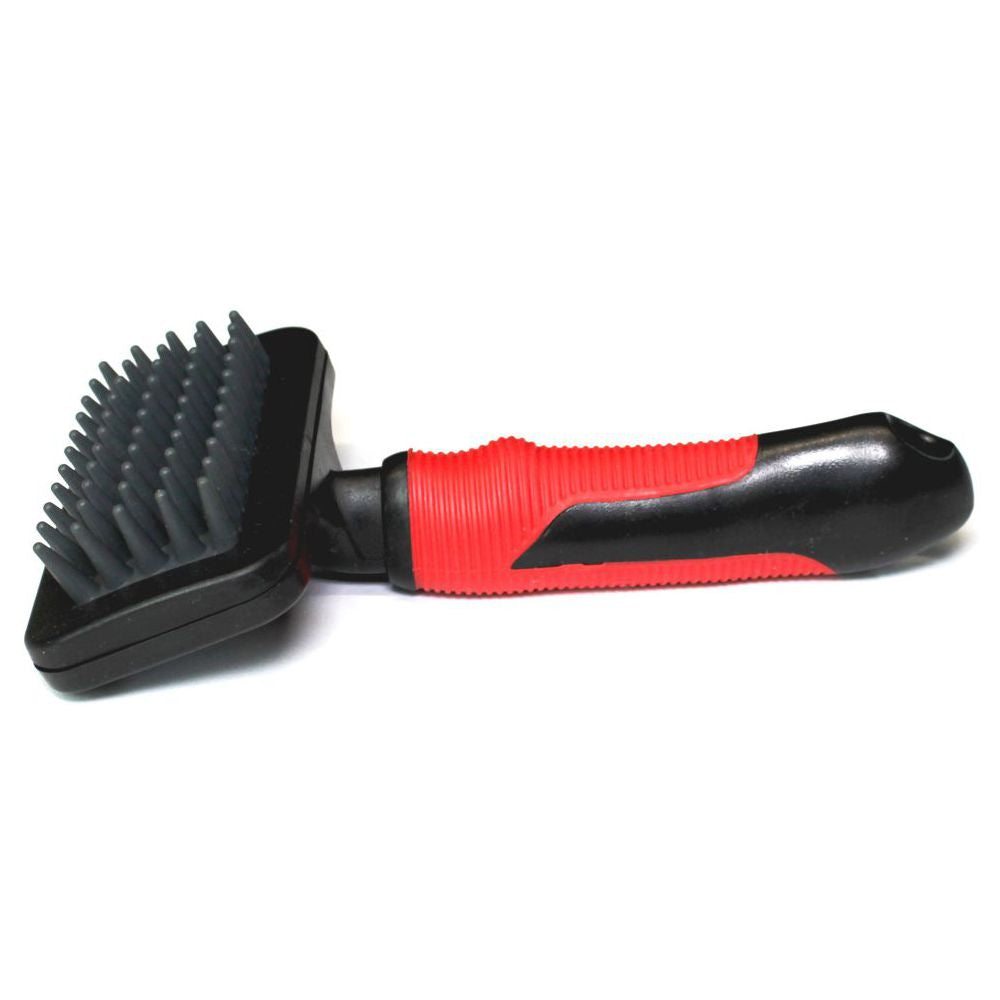 Karlie Massagebürste S - 75 mm - Pflegebürste Bürste antistatisch