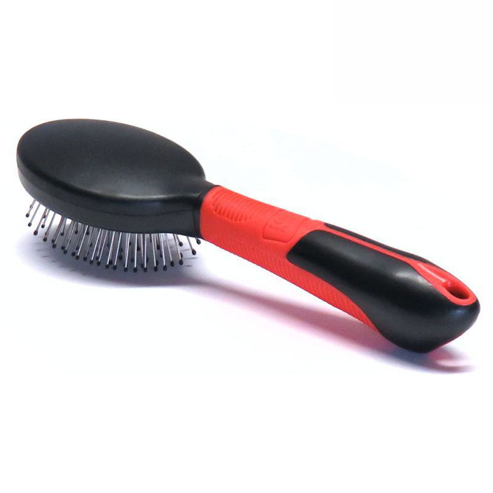 Karlie Pflegebürste - klein - Handbürste Massagebürste - Metallstifte