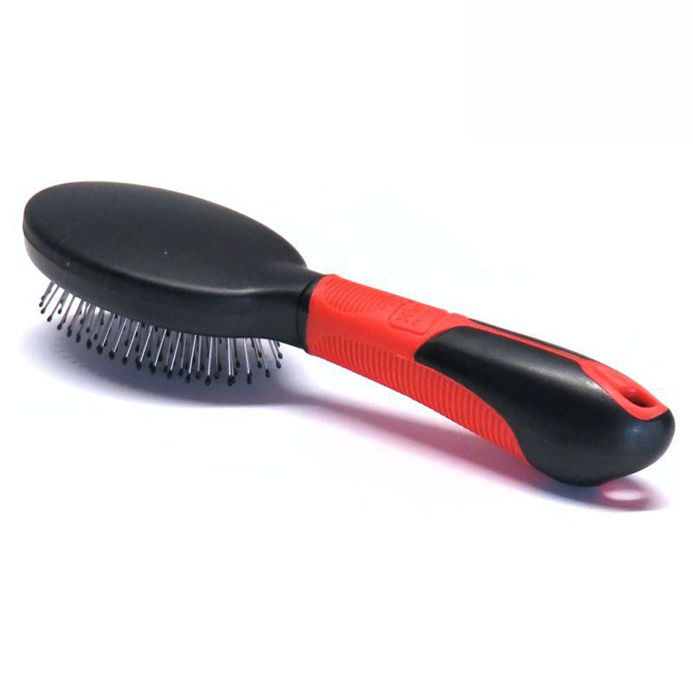 Karlie Pflegebürste groß - Handbürste Massagebürste - Metallstifte