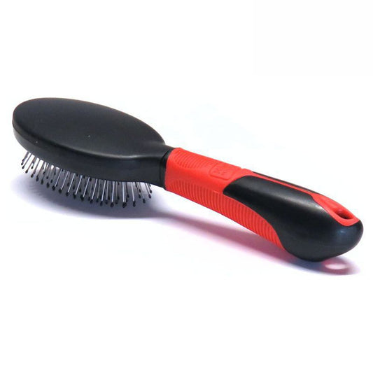 Karlie Pflegebürste groß - Handbürste Massagebürste - Metallstifte