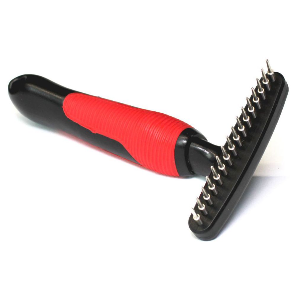 Karlie Unterfellharke - klein - einreihig - Striegel Unterfell-Harke - 16 Zinken