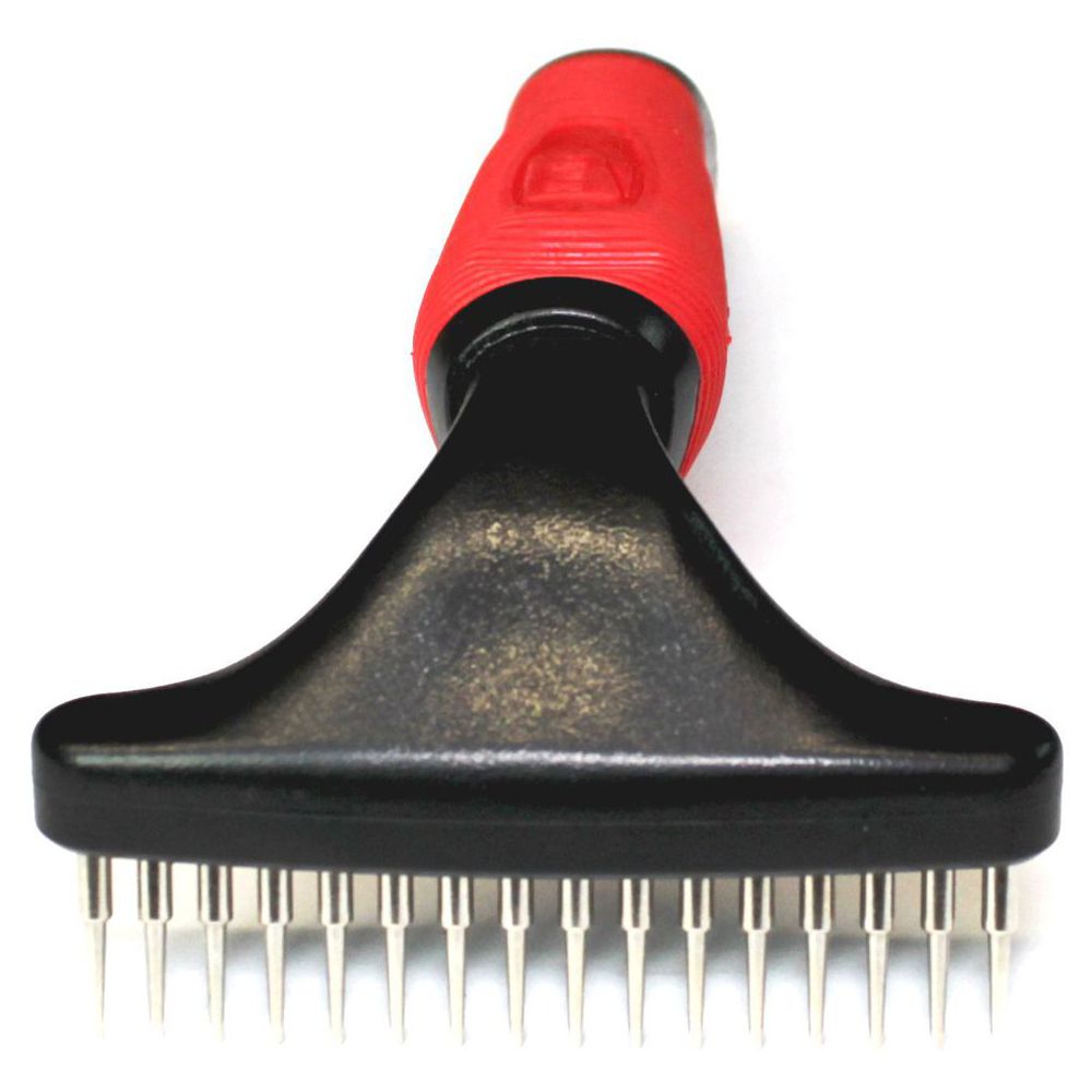 Karlie Unterfellharke - klein - einreihig - Striegel Unterfell-Harke - 16 Zinken