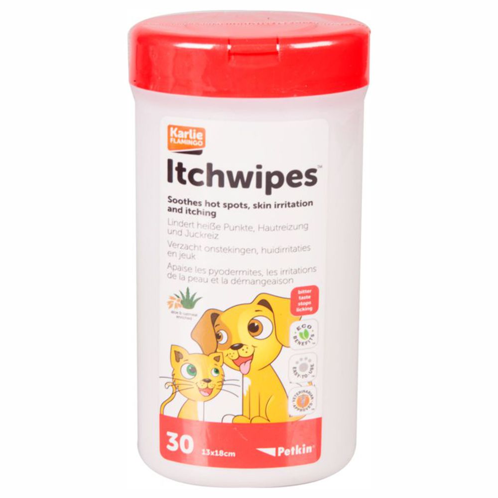 Karlie Petkin - Pflegetücher gegen Juckreiz Hautreizungen - für Hunde & Katzen