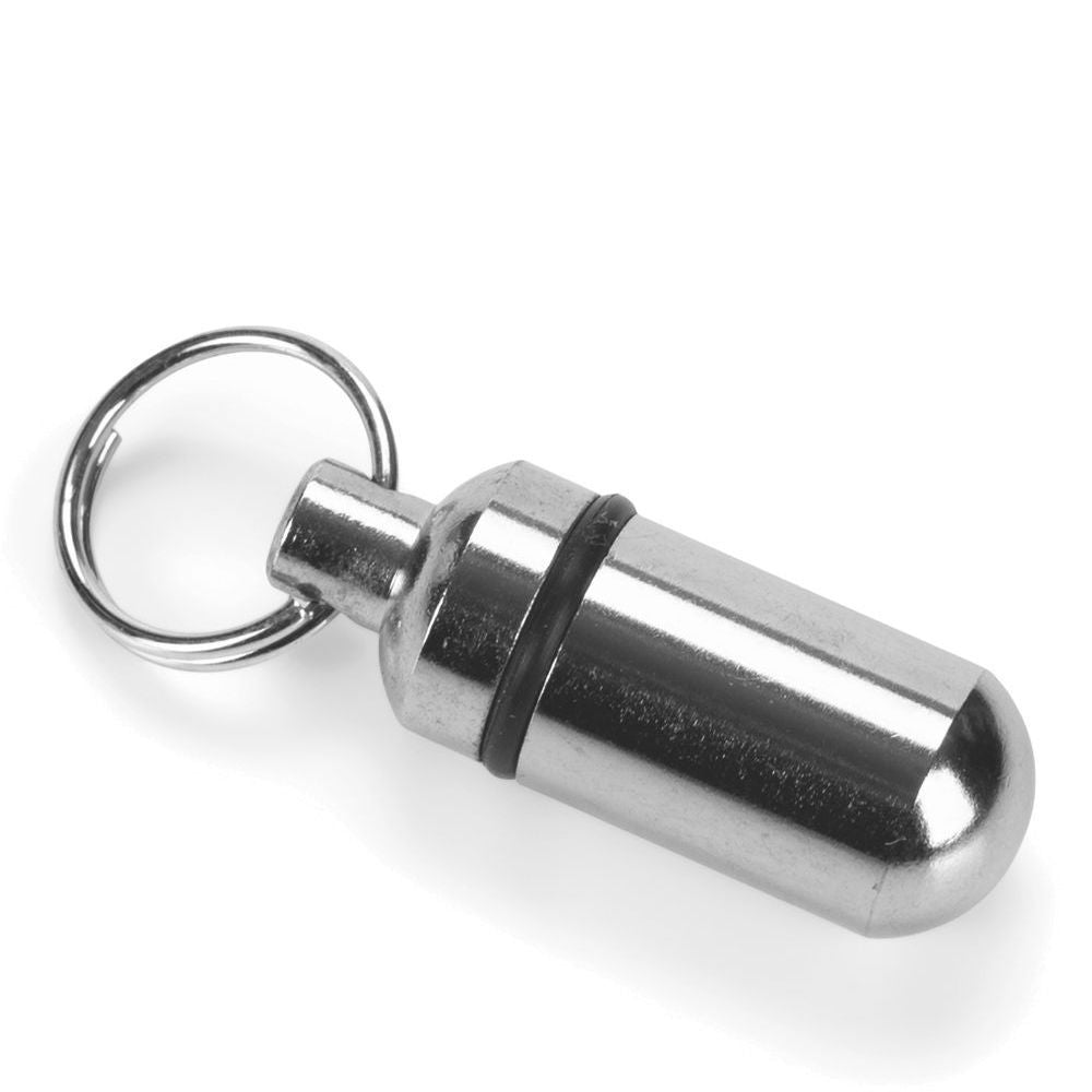 Karlie Adressanhänger silber - 3 Größen für Hund/Katze - Adresshülse Adresstube