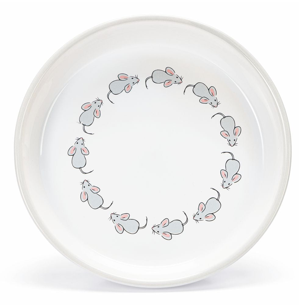 Karlie Keramik Katzennapf MÄUSE - 200 ml Milchschale Futternapf Fressnapf Schale