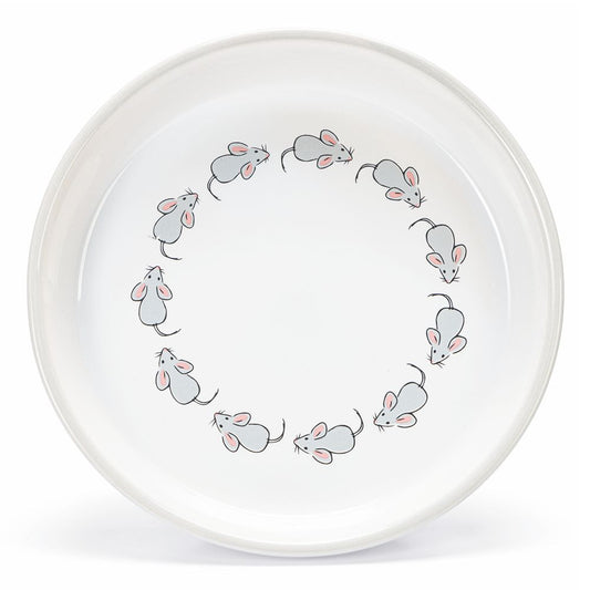 Karlie Keramik Katzennapf MÄUSE - 200 ml Milchschale Futternapf Fressnapf Schale