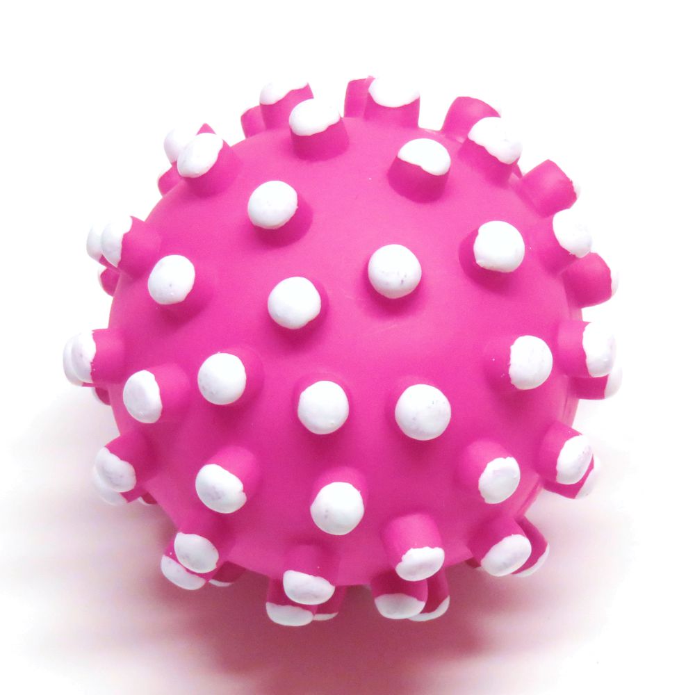 Karlie Vinyl Igelball - Hundespiel Noppenball Wurfspiel Ball Gummiball Spielzeug