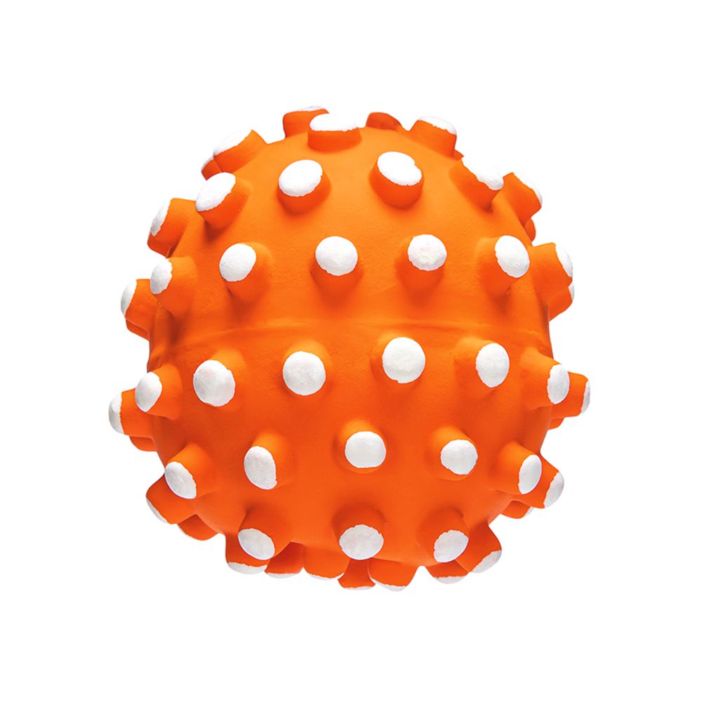 Karlie Latex Noppenball - Hundespiel Igelball Wurfspiel Ball Gummiball Spielzeug