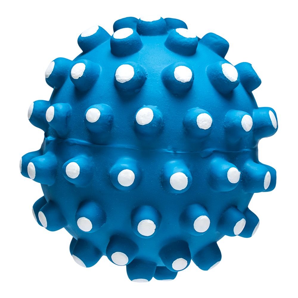 Karlie Latex Noppenball - Hundespiel Igelball Wurfspiel Ball Gummiball Spielzeug