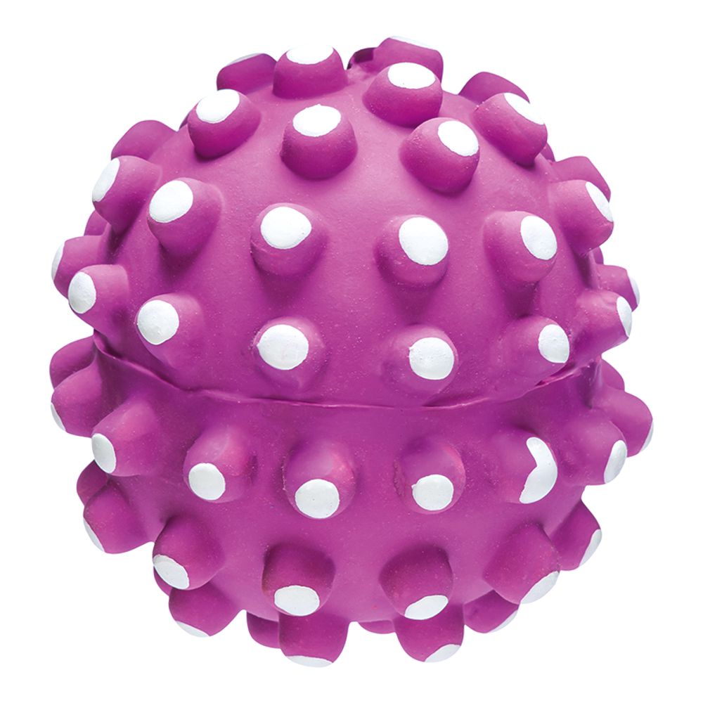 Karlie Latex Noppenball - Hundespiel Igelball Wurfspiel Ball Gummiball Spielzeug