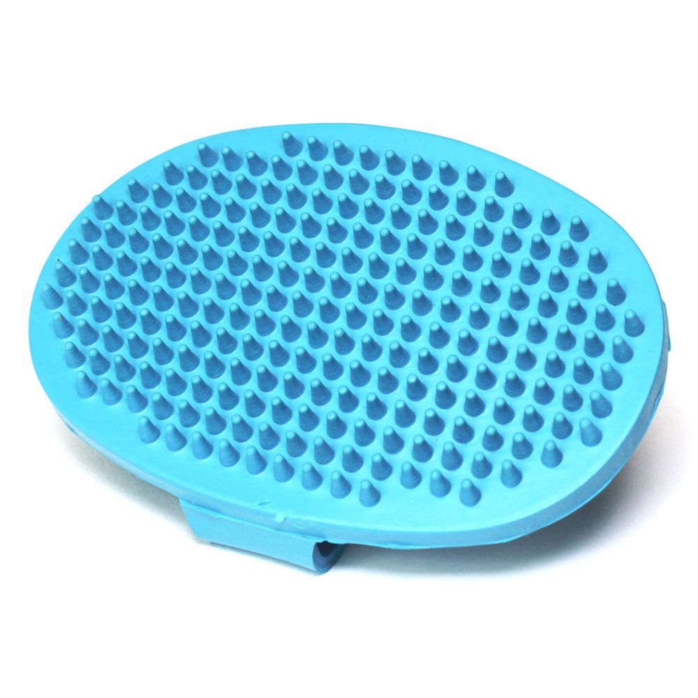 Karlie Gummistriegel oval - Handbürste Massagebürste Striegel Pflegebürste