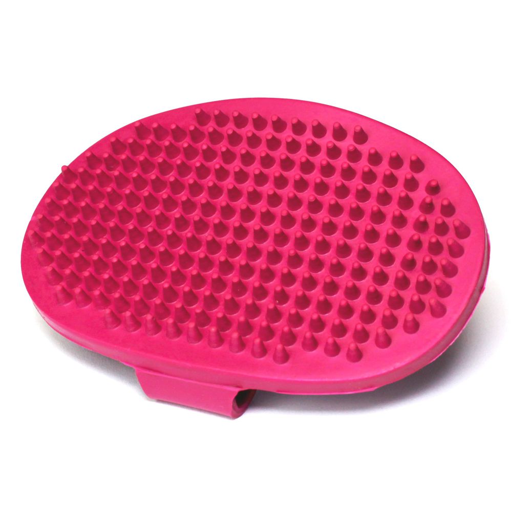 Karlie Gummistriegel oval - Handbürste Massagebürste Striegel Pflegebürste