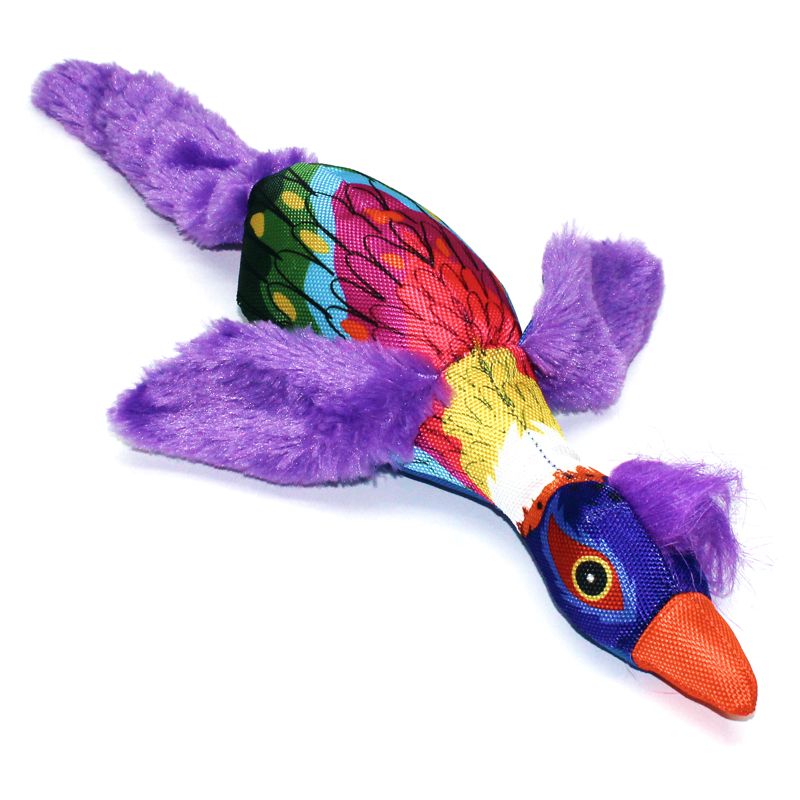 Karlie Plüsch-Hundespielzeug Krazy Kritter + Bird - Plüschtier mit Squeaker