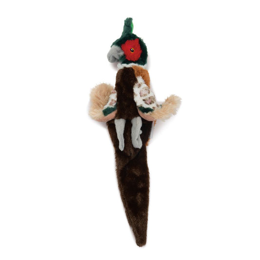 Karlie Plüsch-Hundespielzeug Flatinos Fasan Spielzeug mit Squeaker Kuscheltier