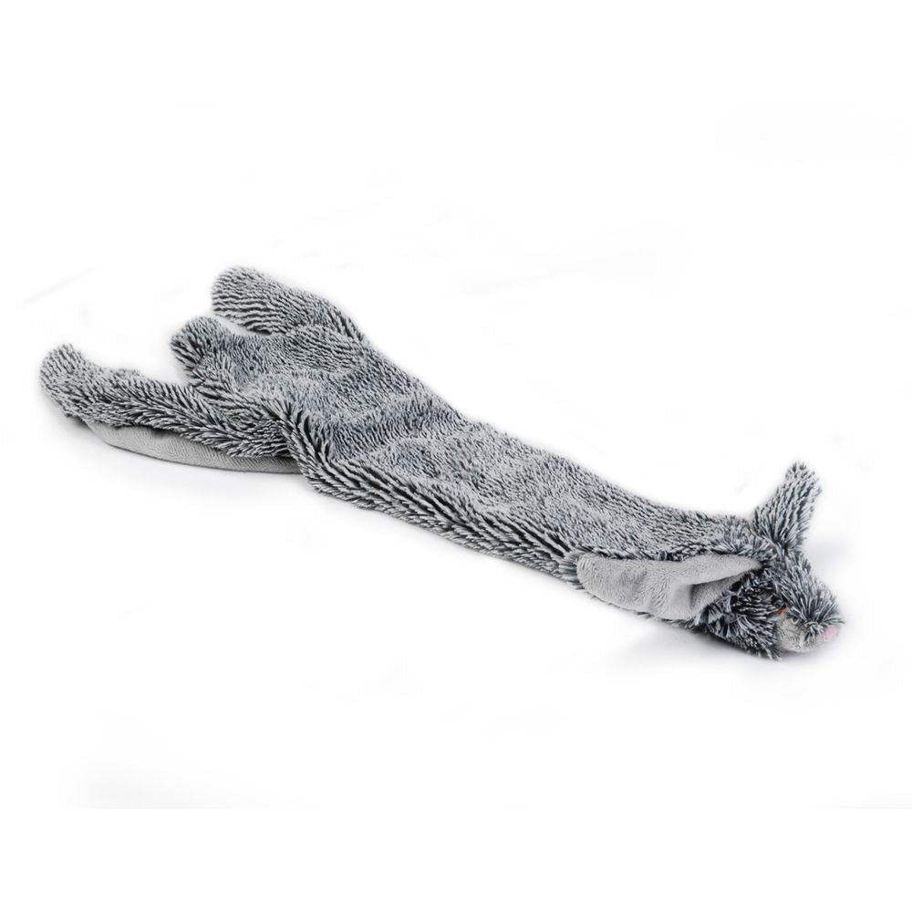 Karlie Plüsch-Hundespielzeug Flatinos Hase Spielzeug mit Squeaker Kuscheltier