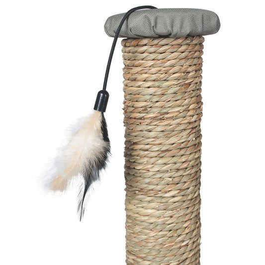 Karlie Katzen Kratzbaum ROFRA - 30 x 30 x 49 cm - Seegras Kratzstamm Katzenbaum