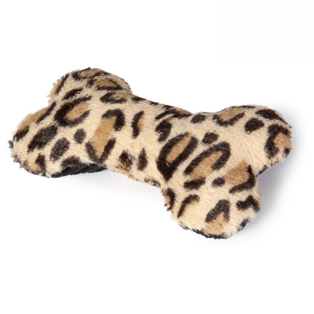 Karlie Plüsch-Hundespielzeug Knochen - Spielzeug Kuscheltier mit Quitschie