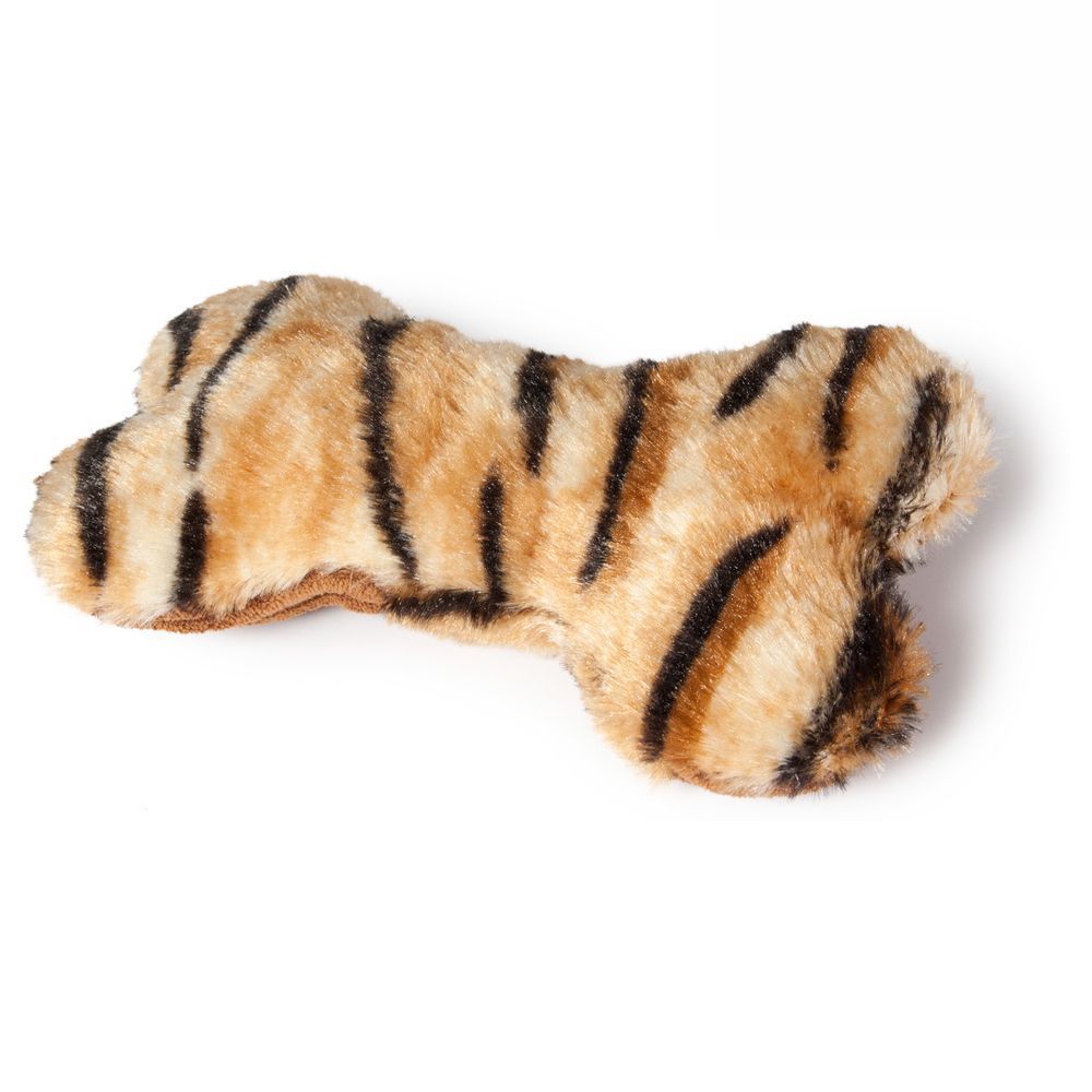 Karlie Plüsch-Hundespielzeug Knochen - Spielzeug Kuscheltier mit Quitschie