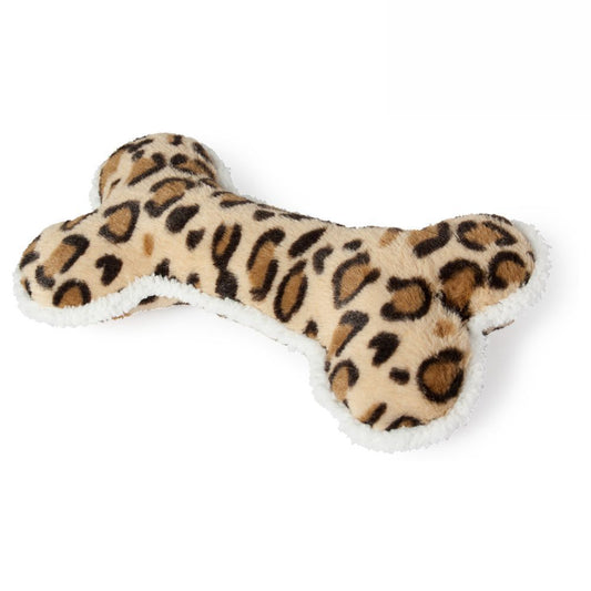 Karlie Plüsch-Hundespielzeug Knochen - Spielzeug Kuscheltier mit Quitschie