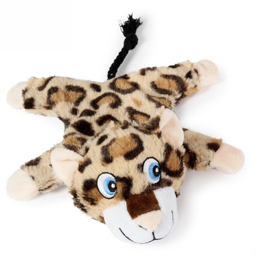 Karlie Plüsch-Hundespielzeug Leopard/Tiger/Zebra Spielzeug Kuscheltier Quitschie