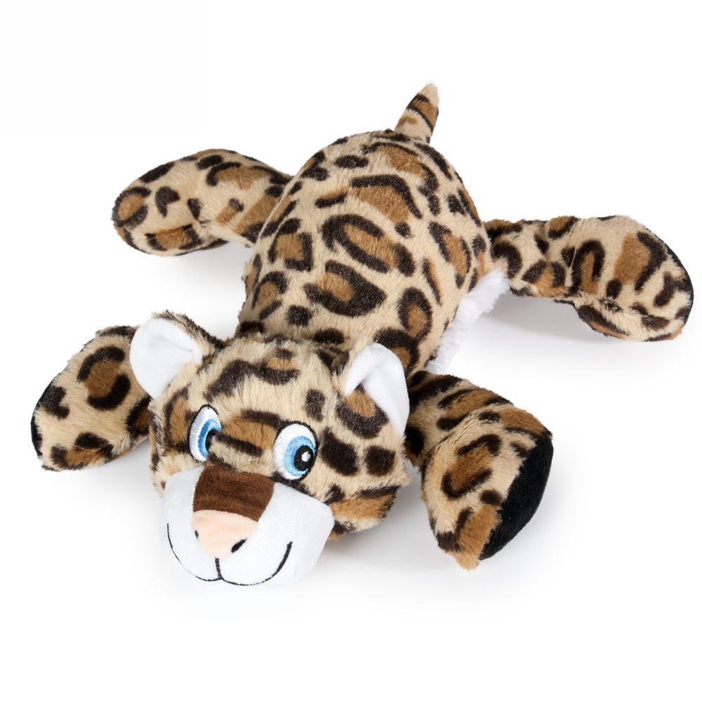 Karlie Plüsch-Hundespielzeug Leopard/Tiger/Zebra Spielzeug Kuscheltier Quitschie