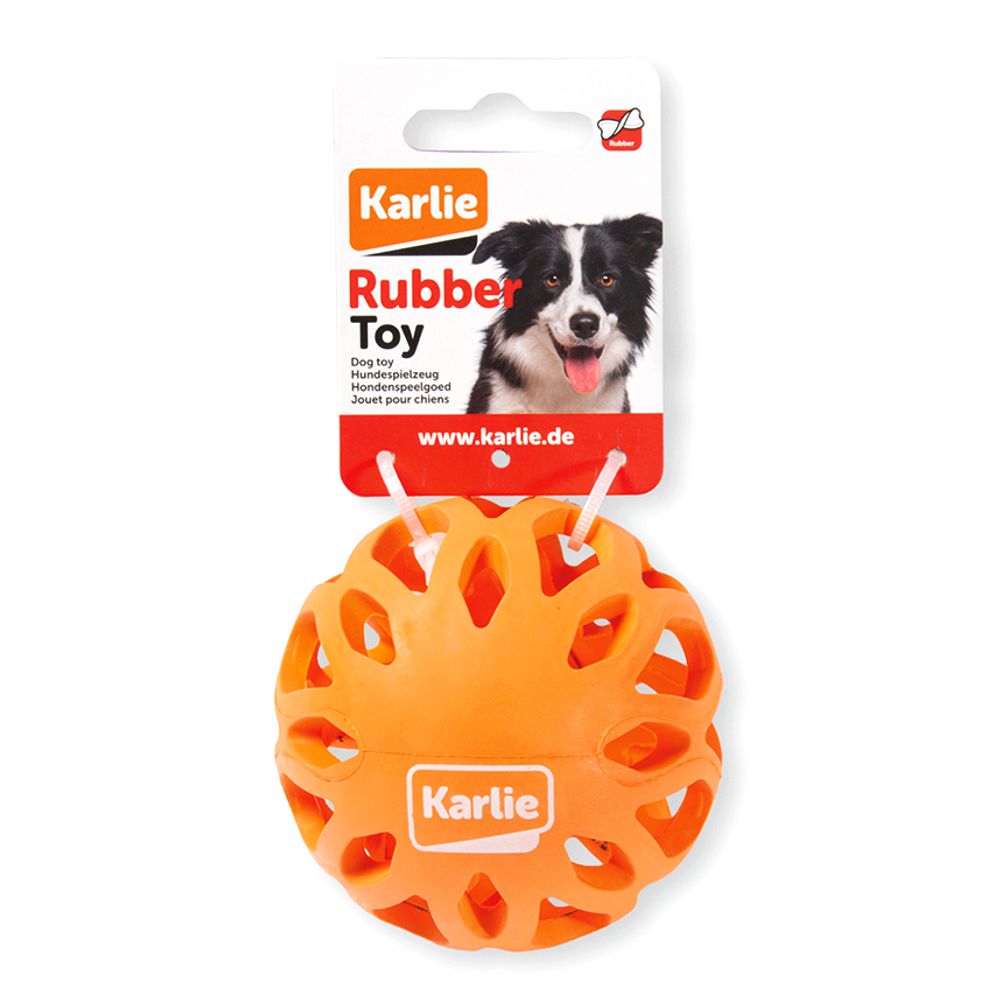 Karlie Vollgummi-Hundespielzeug Gitterball - S