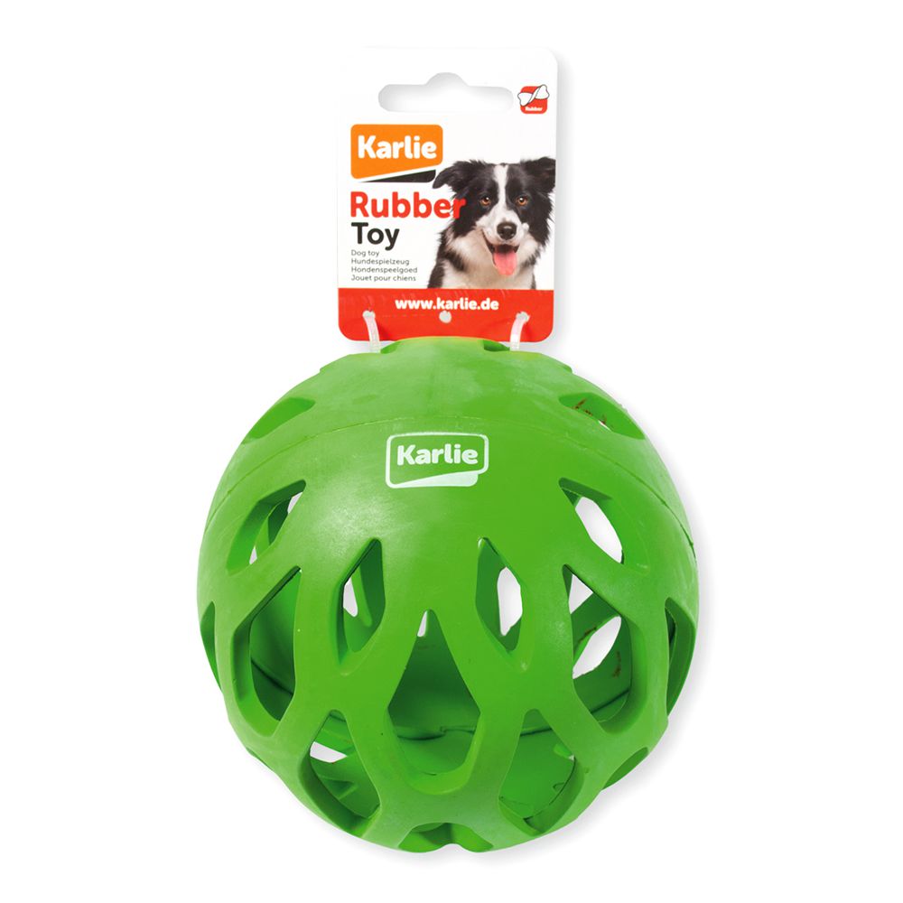 Karlie Vollgummi-Hundespielzeug Gitterball - L