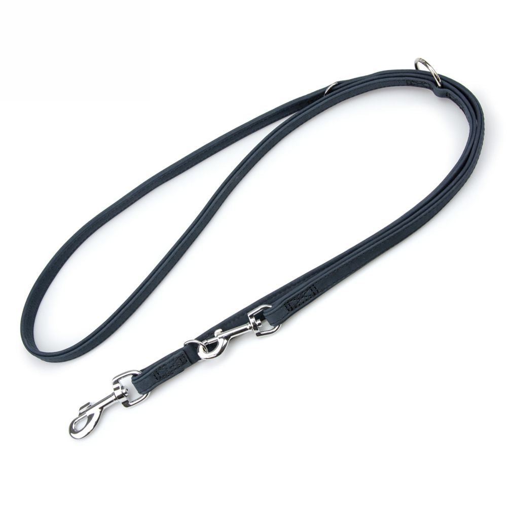 Karlie Leder-Führleine BUFFALO - nachtblau