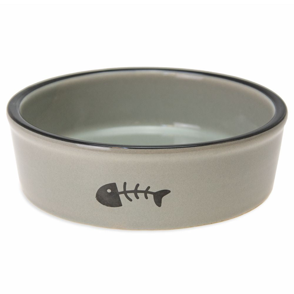 Karlie Keramik Katzennapf - 200 ml - grau