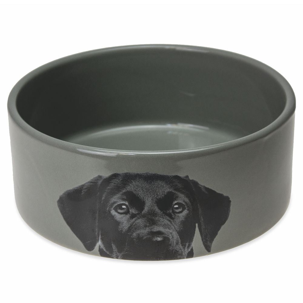 Karlie Keramik Hundenapf - 1500 ml - grau