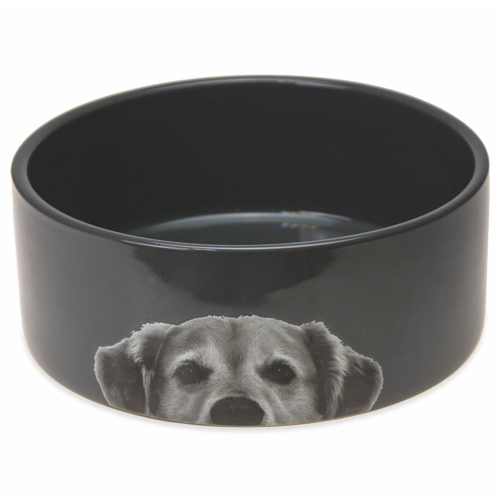 Karlie Keramik Hundenapf - 1500 ml - anthrazit