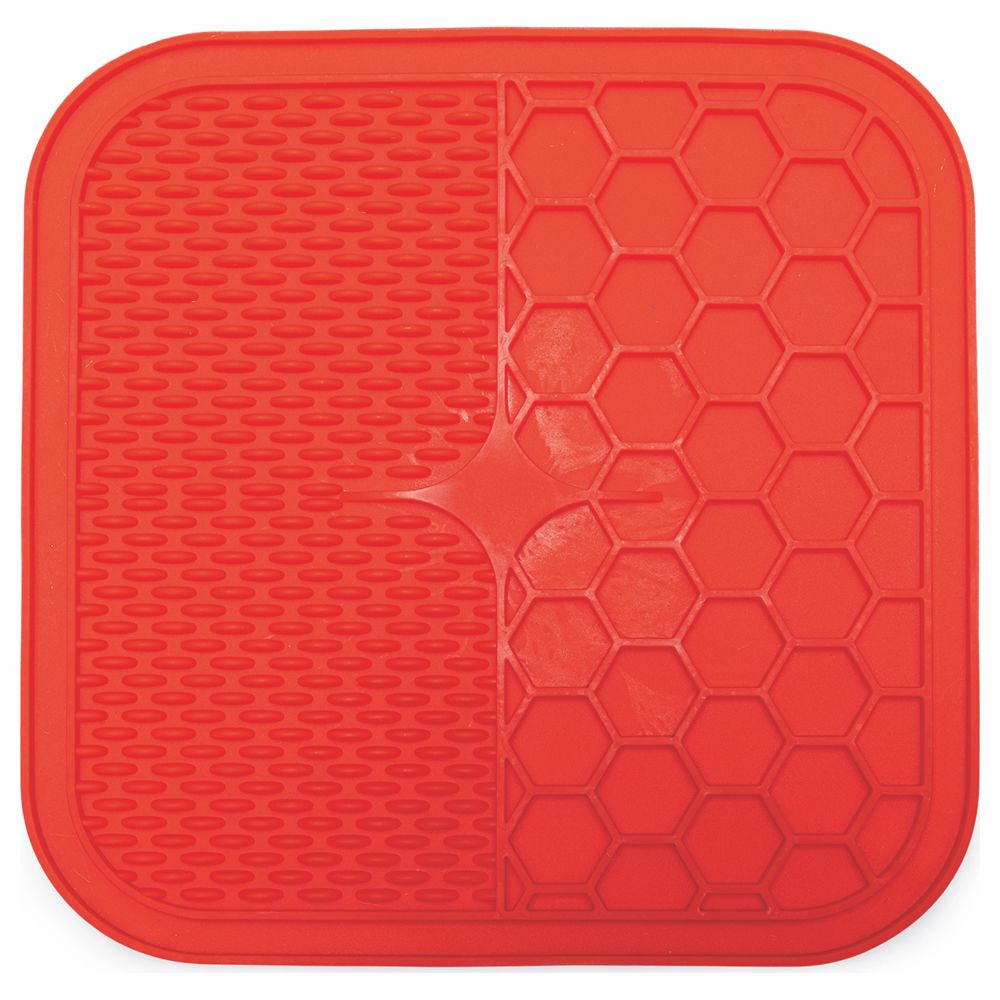 Karlie Silikon Leckmatte - rot