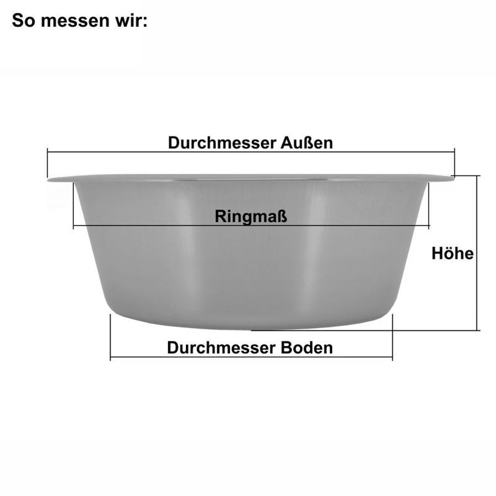 Karlie Edelstahl Napf - Hunde/Katzen - Wassernapf Fressnapf Reisenapf Futternapf