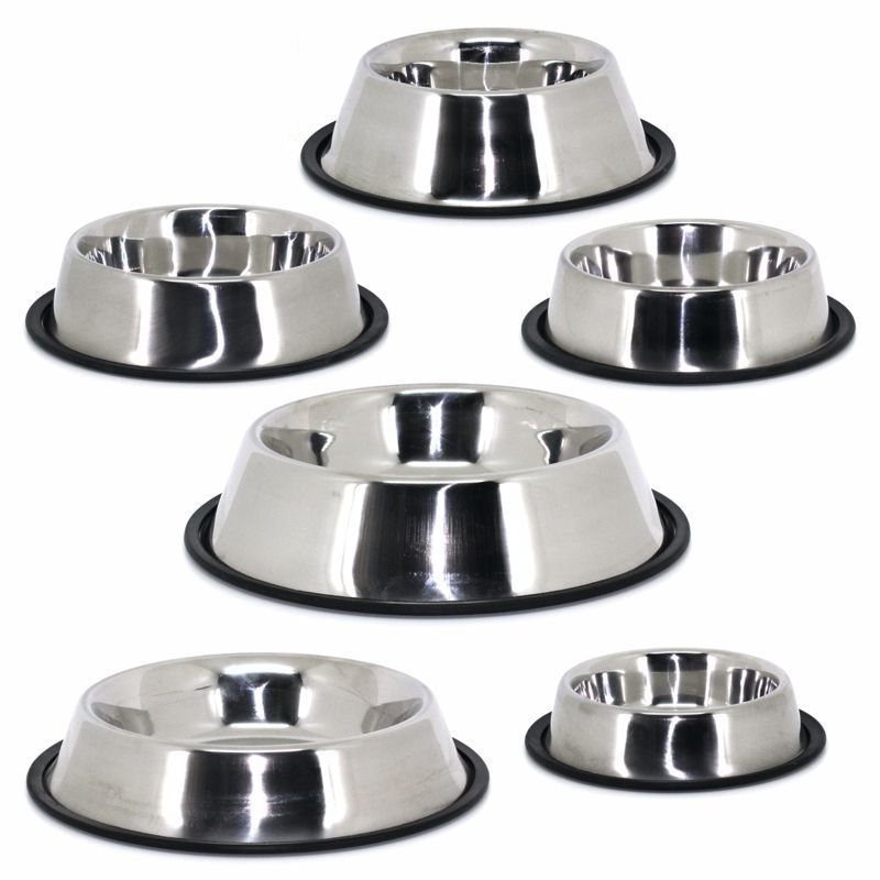 Karlie Edelstahl Futternapf - Wassernapf Fressnapf Reisenapf Hunde/Katzen Napf