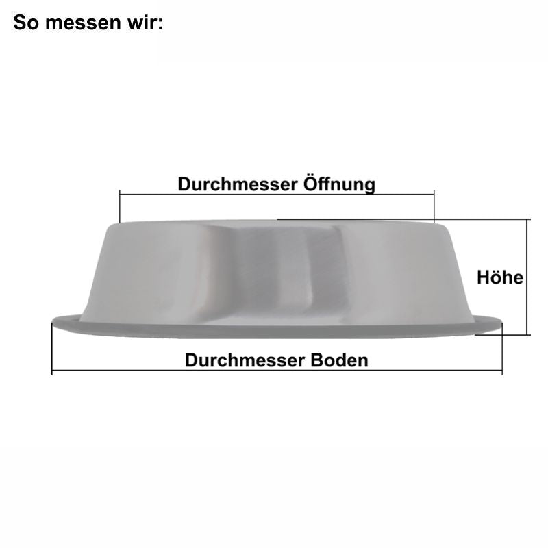 Karlie Edelstahl Futternapf - Wassernapf Fressnapf Reisenapf Hunde/Katzen Napf