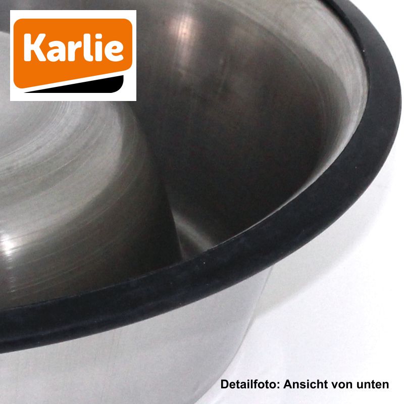 Karlie Edelstahl Futternapf - Wassernapf Fressnapf Reisenapf Hunde/Katzen Napf