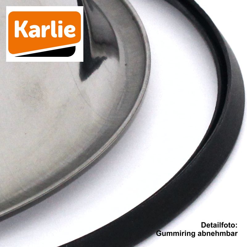 Karlie Edelstahl Futternapf - Wassernapf Fressnapf Reisenapf Hunde/Katzen Napf