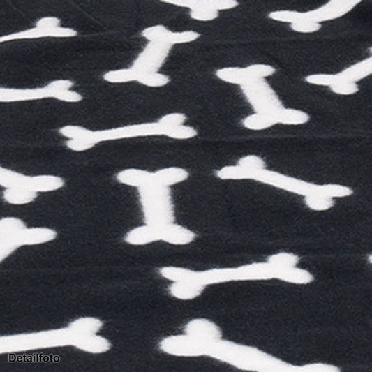 Karlie Hunde Fleecedecke schwarz/braun/grau Hundedecke Kuscheldecke Schutzdecke