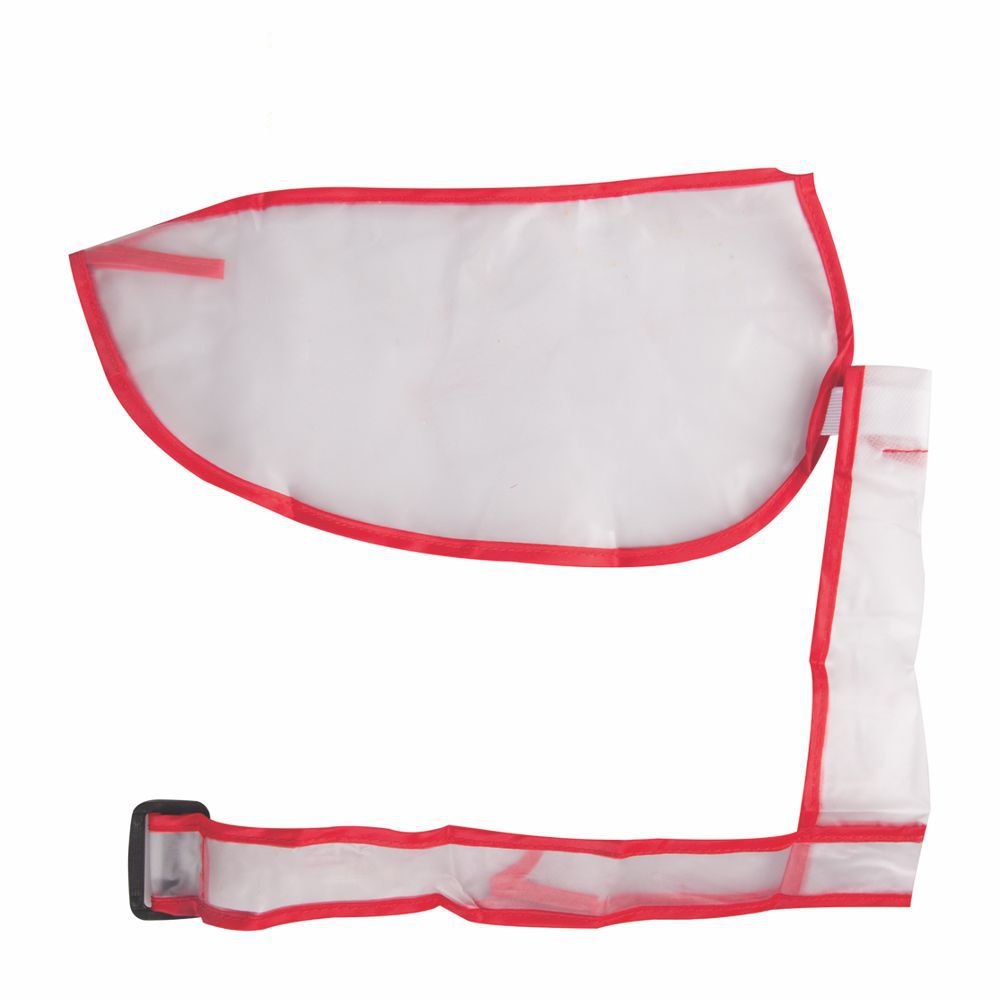 Karlie Regenjacke Classic - transparent PVC/Nylon Hundemantel Regenmantel Hund