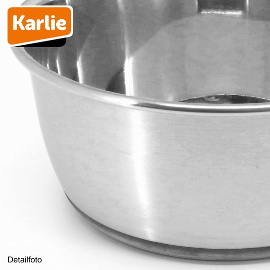 Edelstahl Napf SELECTA - Futternapf Wassernapf Fressnapf für Hunde/Katzen