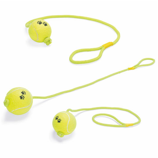 Karlie Tennisball 30:15 mit Wurfschlaufe - M/L - Wurfseil Apportierspiel Ball