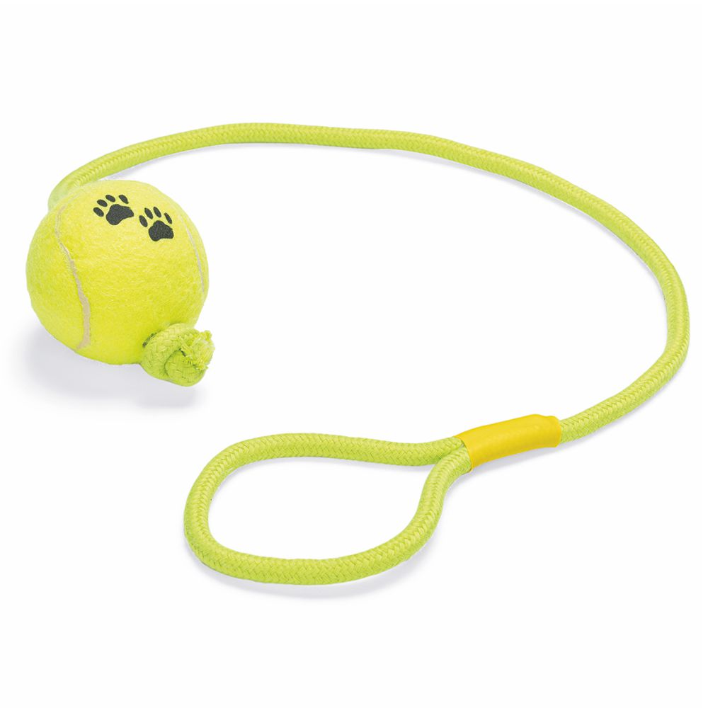 Karlie Tennisball 30:15 mit Wurfschlaufe - M/L - Wurfseil Apportierspiel Ball