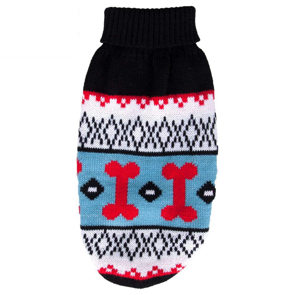 Karlie Hundepullover BONE - Hundejacke XS-L Hundemantel Pullover für Hund