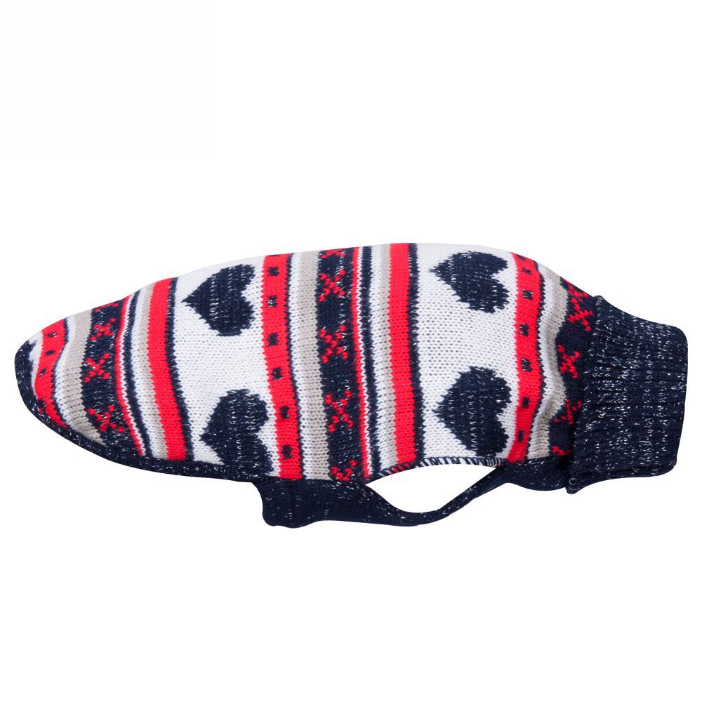 Karlie Hundepullover HEARTS - Hundejacke XS-L Hundemantel Pullover für Hund