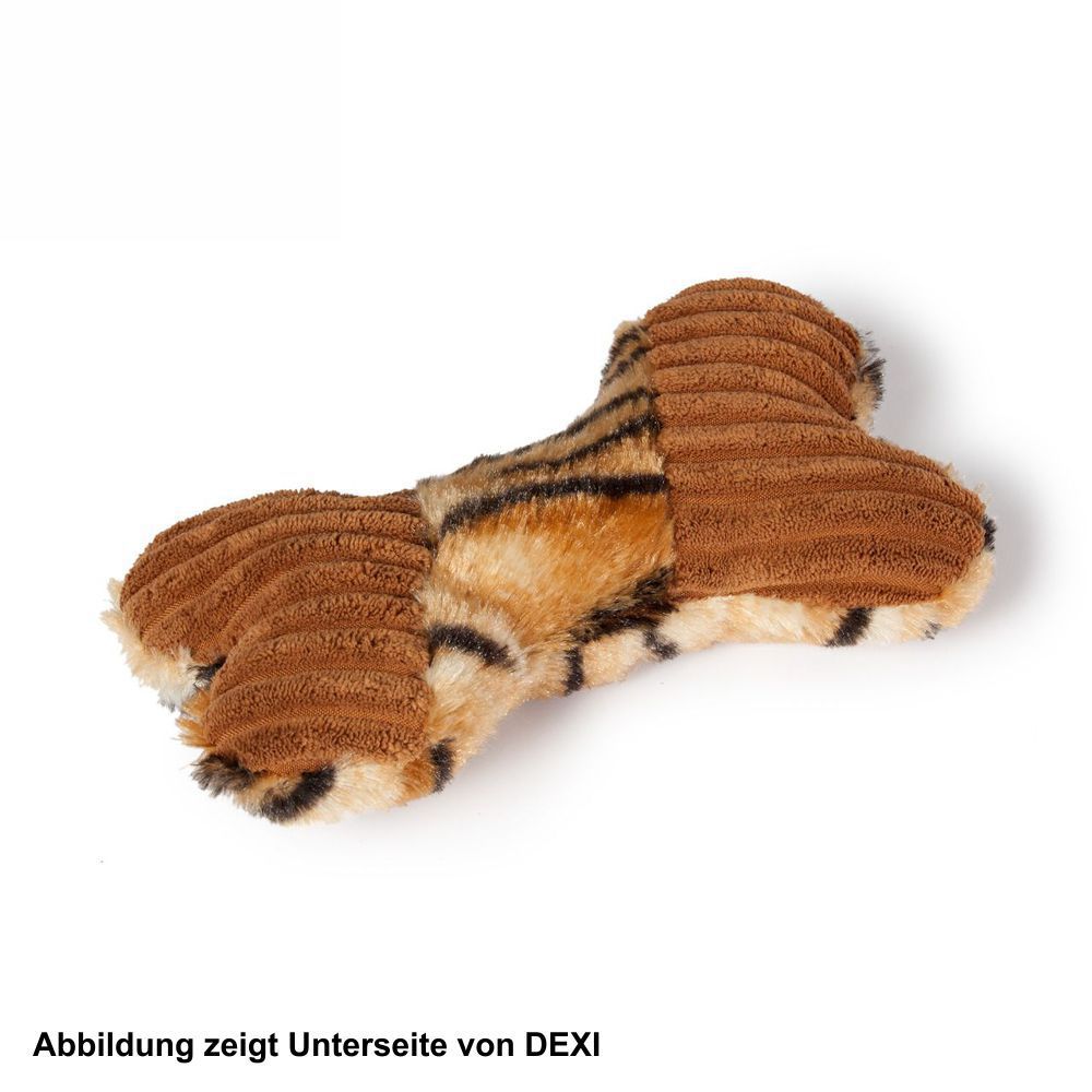 Karlie Plüsch-Hundespielzeug Knochen - Spielzeug Kuscheltier mit Quitschie