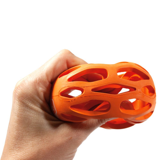 Karlie Vollgummi-Hundespielzeug Gitterball - Apportierspielzeug Ball Gummiball