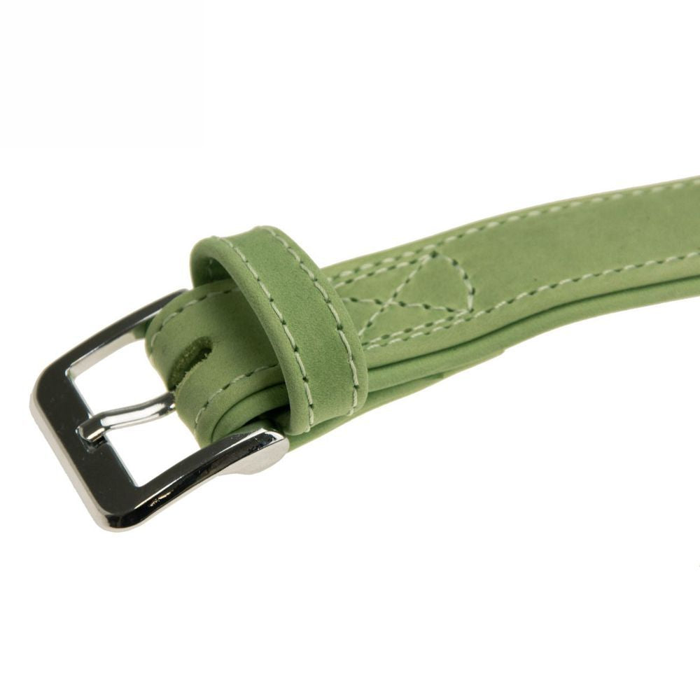 Karlie Leder-Halsband BUFFALO - Länge 40-60 cm - Kalbsleder Hundehalsband