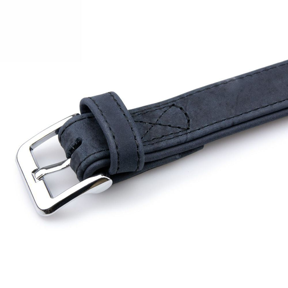 Karlie Leder-Halsband BUFFALO - Länge 40-60 cm - Kalbsleder Hundehalsband