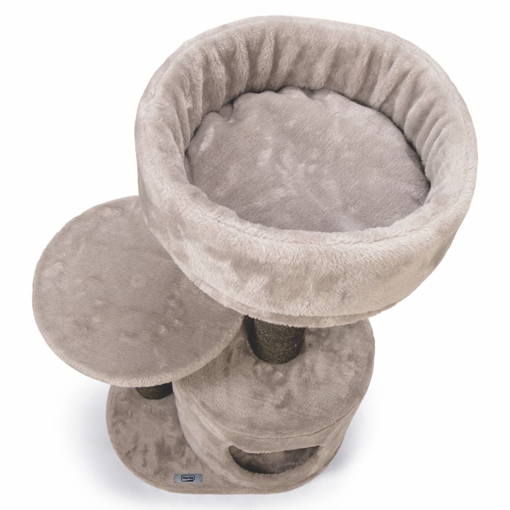 Karlie Katzen Kratzbaum ARVID - 50 x 35 x 85 cm - Sisal Kratzstamm Katzenbaum