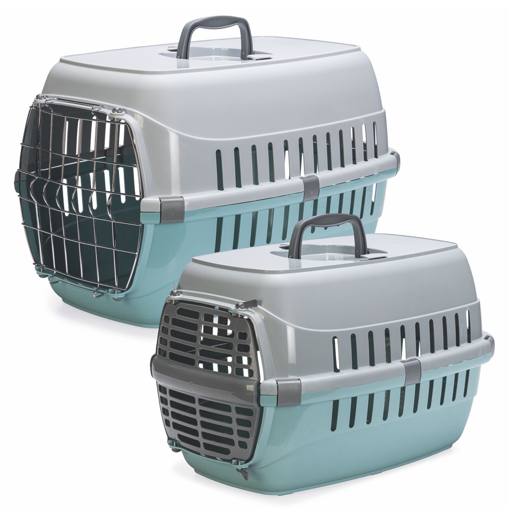 Karlie Transportbox Eco TOURIST - Katze Hund Nager - Tragebox Hundebox recycelt